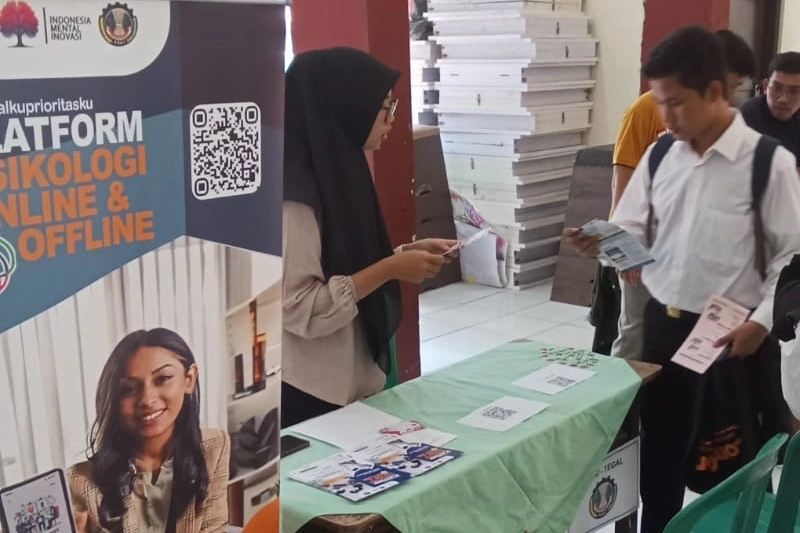 Kolaborasi Indonesia Mental Inspirasi, Asosiasi Bursa Kerja Indonesia, dan Universitas Al Azhar dalam Job Fair di SMK N 1 Warureja, Tegal